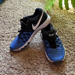 Nike Black and Blue Running Duke Bluedevils Shoes